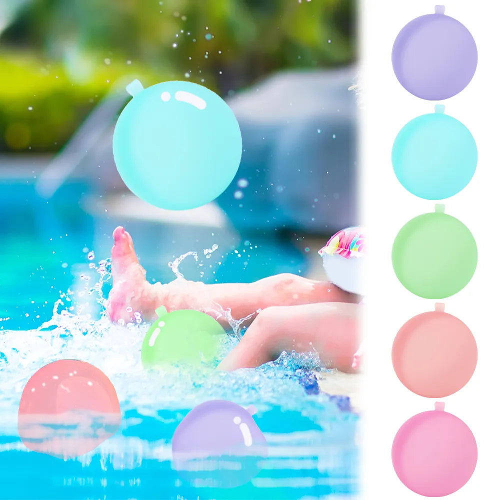 SplashPop™ Reusable Water Balloons (12 pcs)