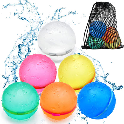 SplashPop™ Reusable Water Balloons (12 pcs)