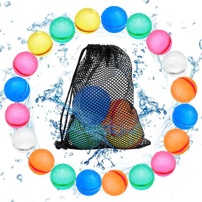 SplashPop™ Reusable Water Balloons (12 pcs)