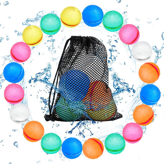 SplashPop™ Reusable Water Balloons (12 pcs)